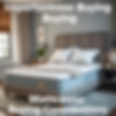 Important Mattress Buying Considerations Key factors to consider when purchasing a mattress illustrated