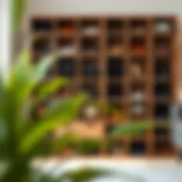 Stylish arrangement of shoes in a customized Billy bookcase