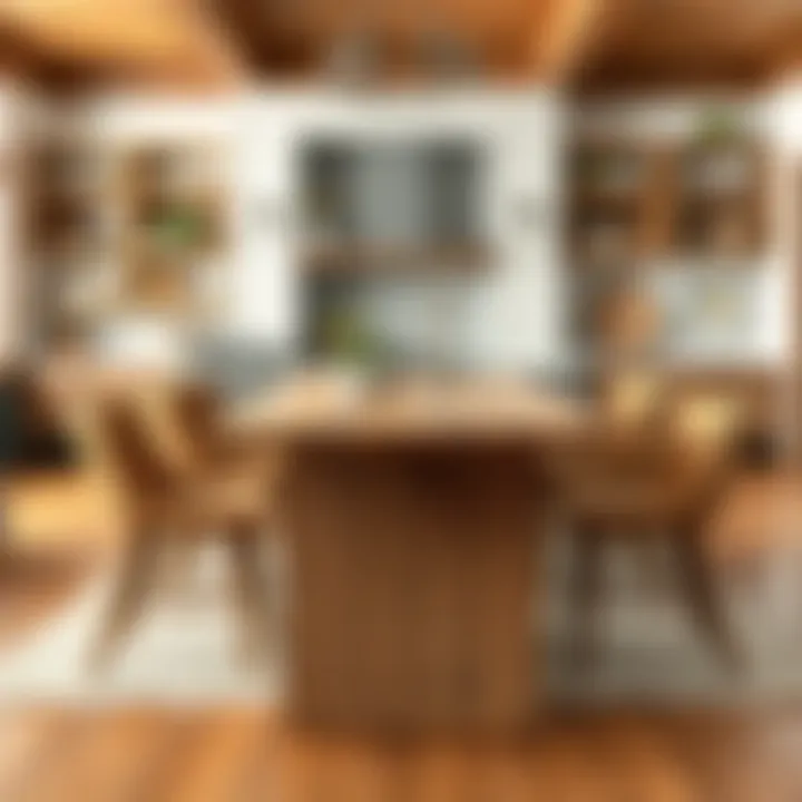 Butcher Block as Unique Furniture Piece Butcher block featured as a unique furniture piece