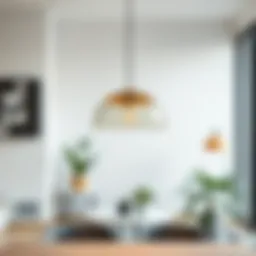 Stylish pendant light showcasing versatility in modern decor