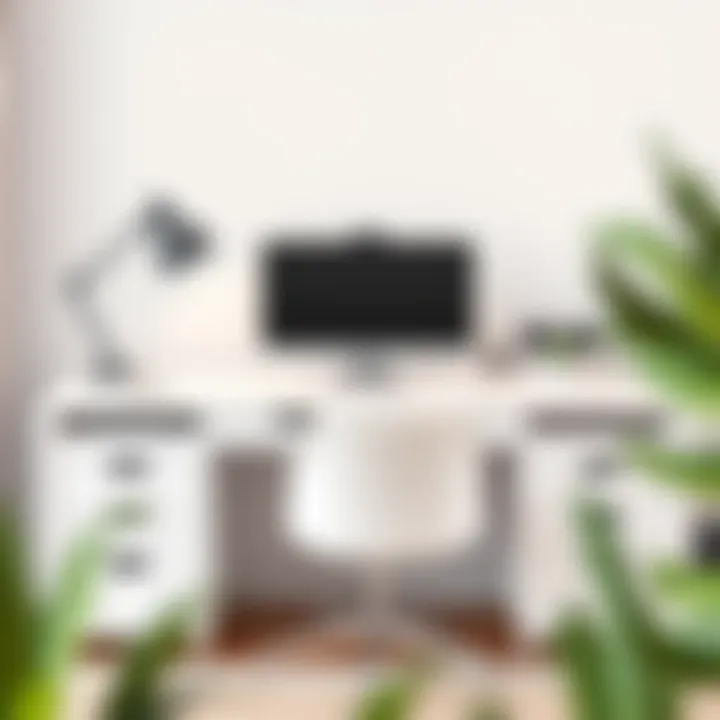 Functional White Desk Setup for Productivity Functional white desk setup for productivity