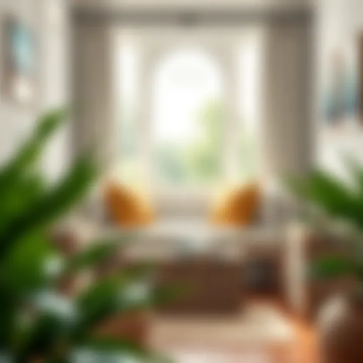 Organized low rectangle baskets placed in a cozy reading nook