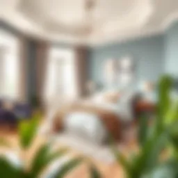 Cozy bedroom with budget-friendly decor