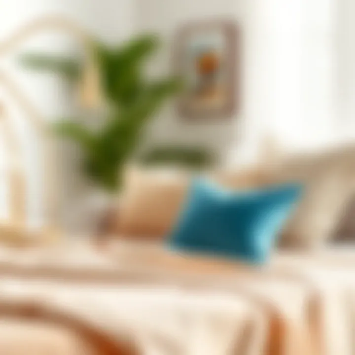 Stylishly arranged daybed with decorative pillows for enhanced aesthetics