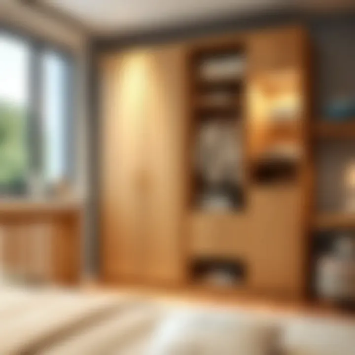 Safety features incorporated into nursery wardrobe design