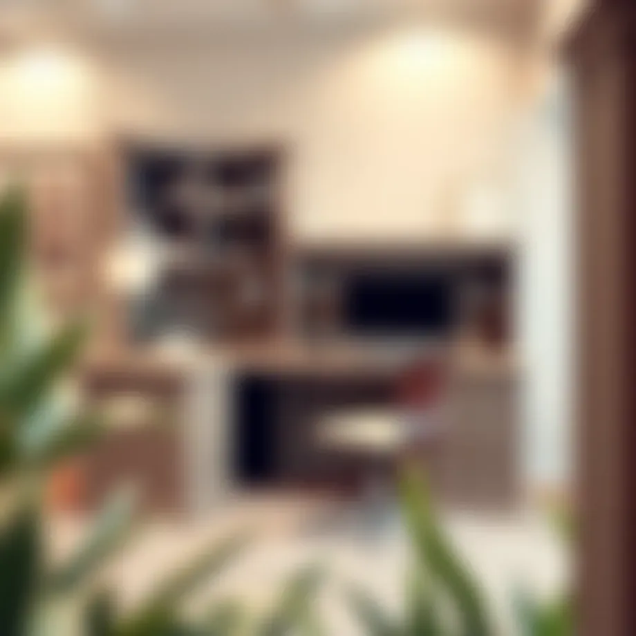 Elegant L-shaped desk setup with hutch and bookcase