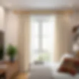 Modern Curtain Rod Design Elegant curtain rod showcasing modern design