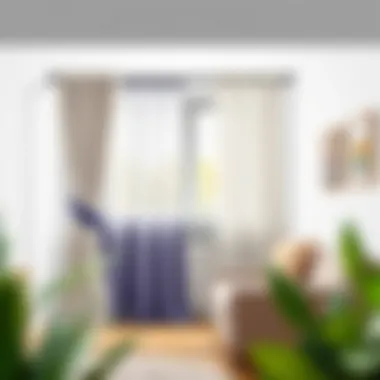 Variety of curtain styles paired with corresponding rods