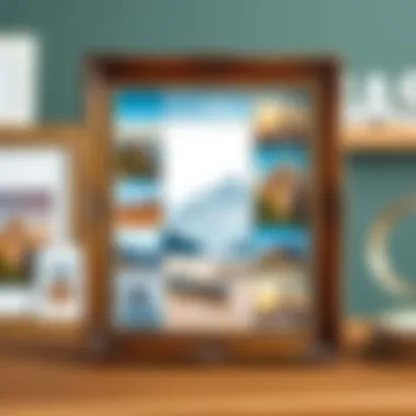 Creative Layering of Designs Creative layering of images and designs within a 4x6 frame