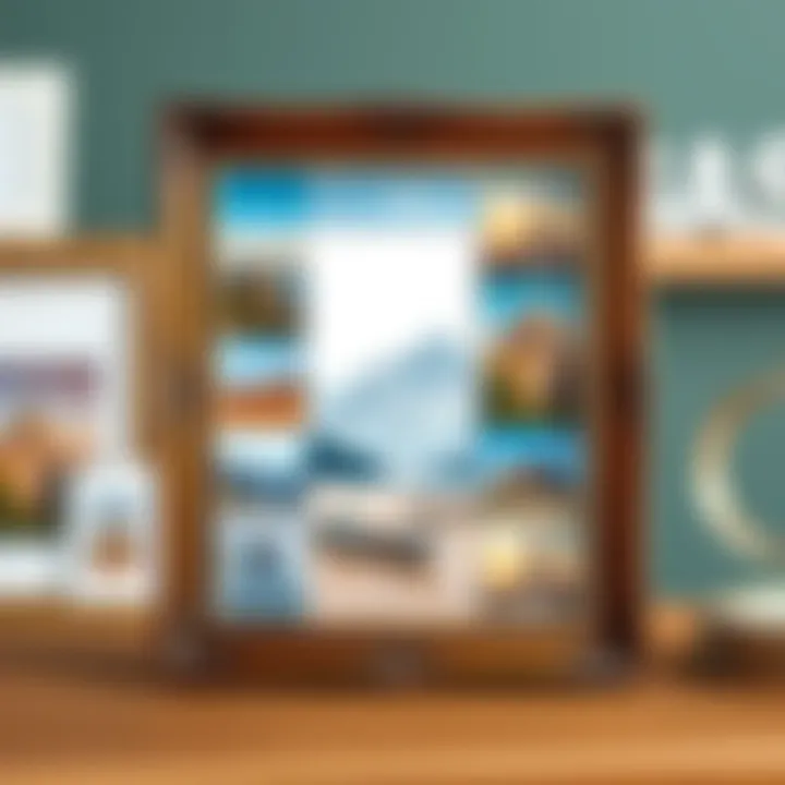 Creative Layering of Designs Creative layering of images and designs within a 4x6 frame