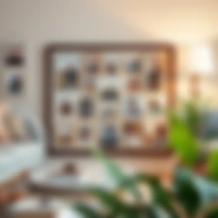 Personalized Collage Display Personalized collage that captures individual style and personality