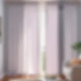 Elegant sheer curtains enhancing natural light