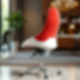 Modern Argos office chair design showcasing ergonomic features