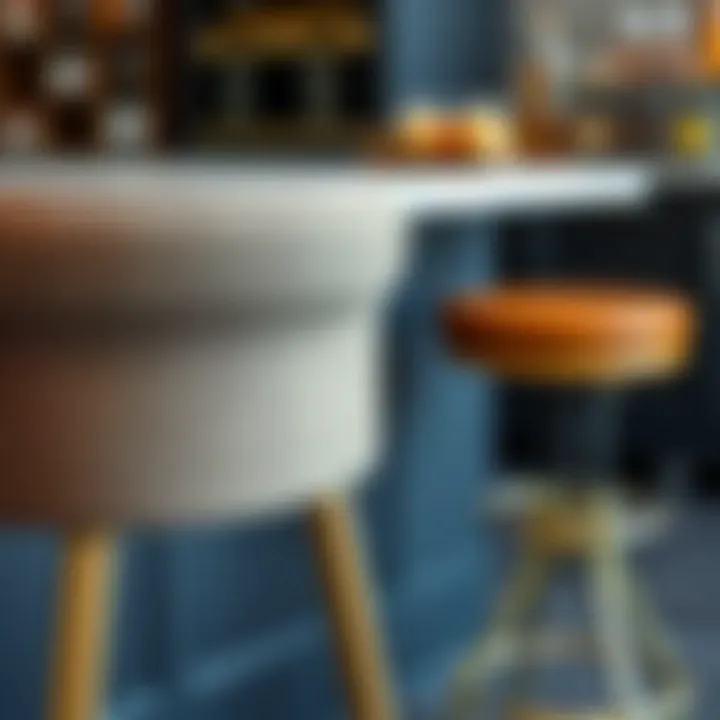 Bar Stool Material Choices Various materials used in bar stool construction