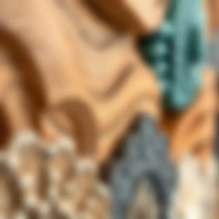 Materials and Textures in Bookcase Wall Mounts Close-up of unique materials used in bookcase wall mounts