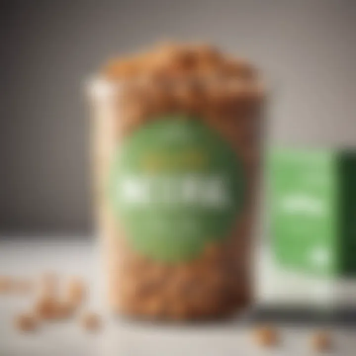 Eco-friendly cereal container made of sustainable materials