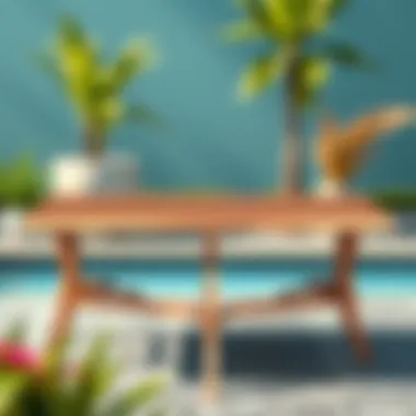 Weather-Resistant Properties of Bronze Aluminum Bronze aluminum patio table showcasing its durability against weather elements