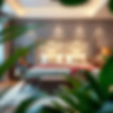 Modern Elegance: Upholstered Headboard Design Elegant upholstered headboard design in a modern bedroom setting