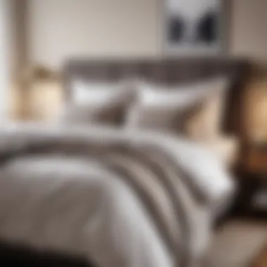 Cozy Bedroom with Cotton Twin Bedding Cozy bedroom arrangement featuring cotton twin bedding in a modern setting