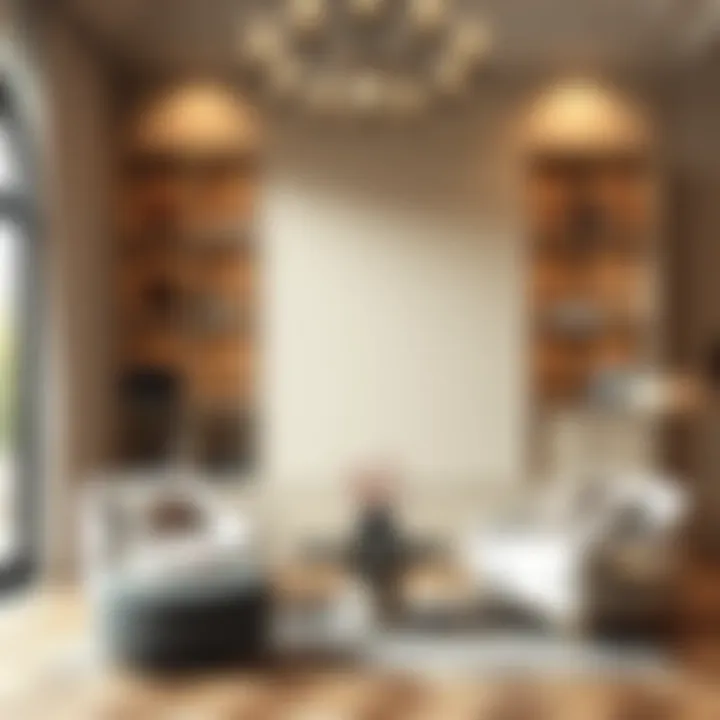 Installing Cube Shelving with Style Installation of cube shelving in an elegant room