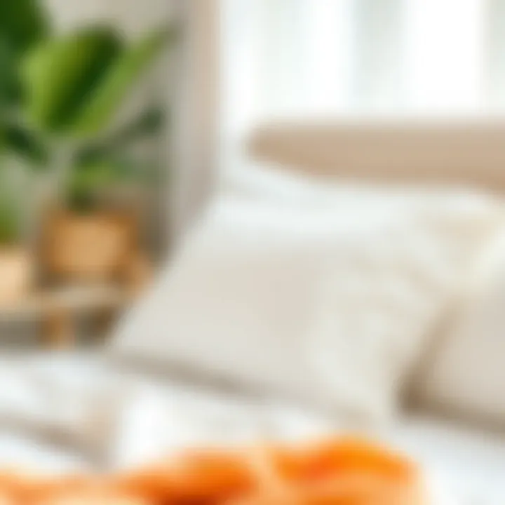 Care instructions for maintaining Euro pillowcases