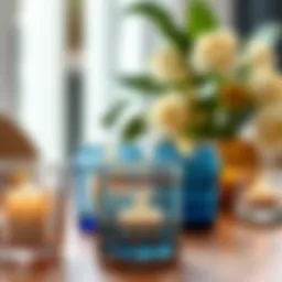 Elegant glass votive candle holders showcasing various designs