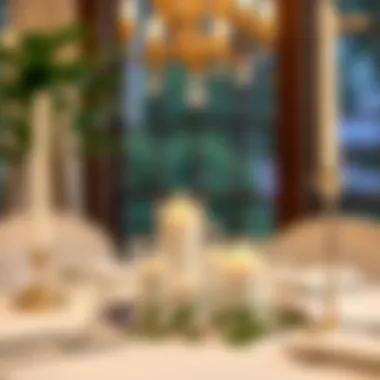 Charming Table Setting with Glass Votive Holders A beautifully arranged table setting featuring bulk glass votive holders
