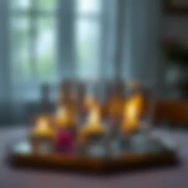 The Warm Glow of Glass Votive Candle Holders Detailed view of a glass votive candle holder with a warm glow
