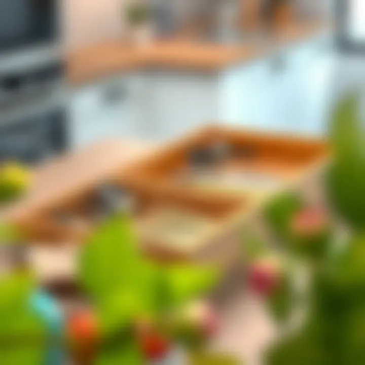 Innovative storage solution using narrow utensil trays