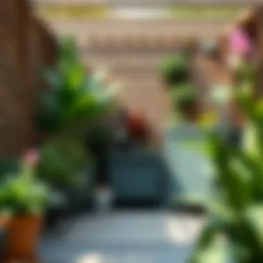 Aesthetic Garden Design with Storage Aesthetic garden design featuring integrated storage solutions