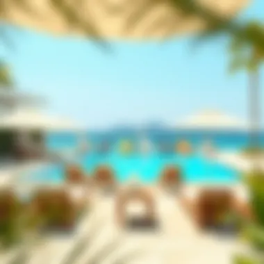 Diverse Poolside Lounge Chair Designs Modern poolside lounge area featuring various chair designs