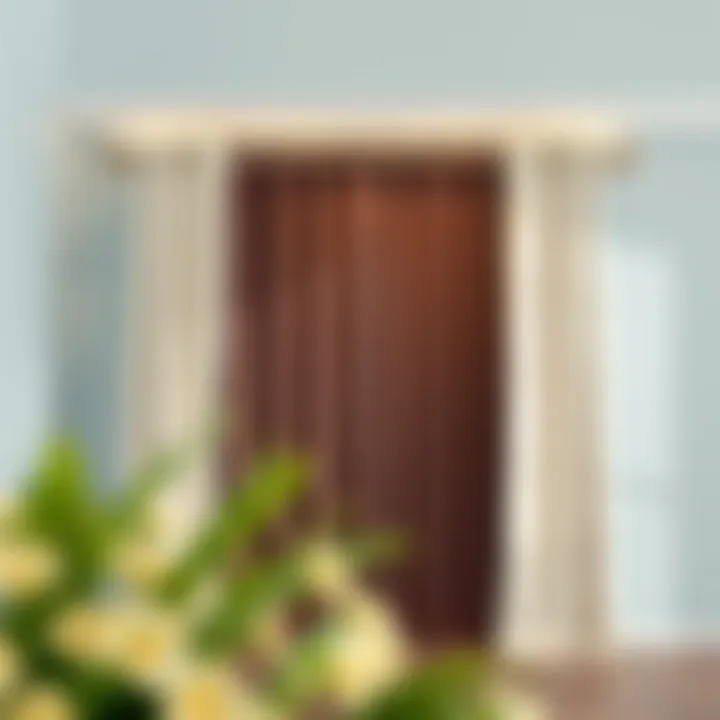 Elegant rack curtain design showcasing modern aesthetics