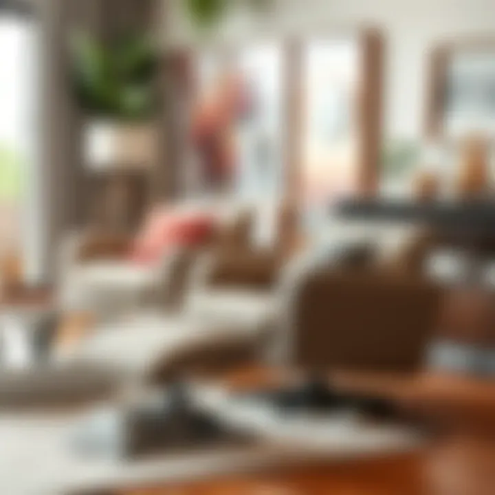 Stylish slimline recliner chair complementing modern decor