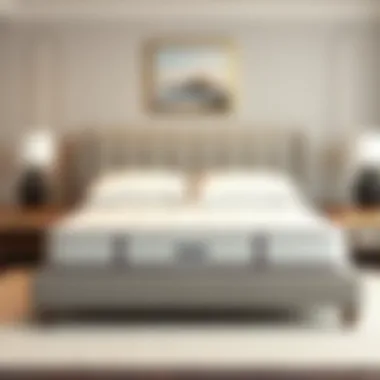 Serene Bedroom with Cushion Firm Mattress A serene bedroom scene featuring a well-styled cushion firm mattress