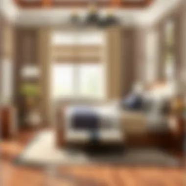 Integrating Full Footboards in Bedroom Design Cozy bedroom illustrating the integration of full footboards in decor