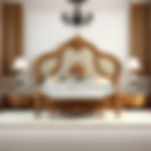 Intricate Craftsmanship in Full Footboards Elegant full footboard design showcasing intricate craftsmanship