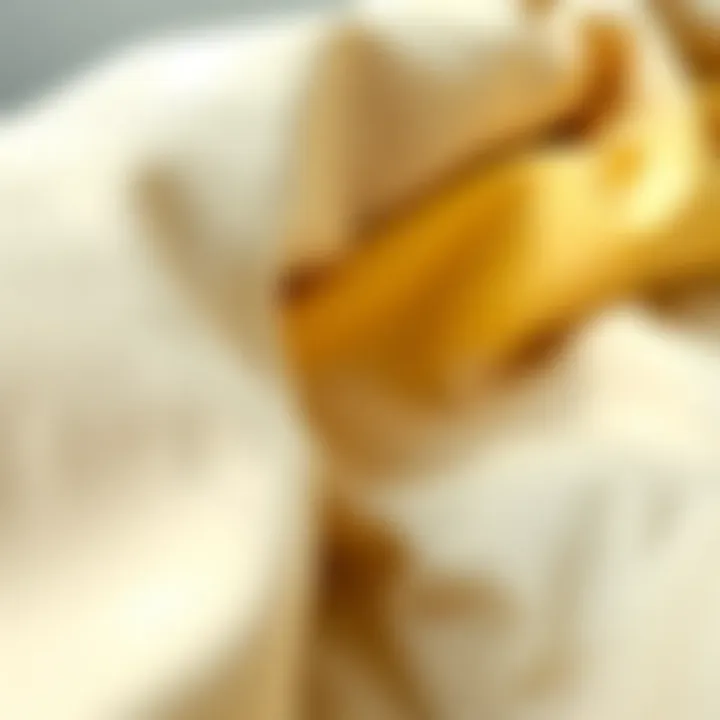 Close-up of soft fabric textures