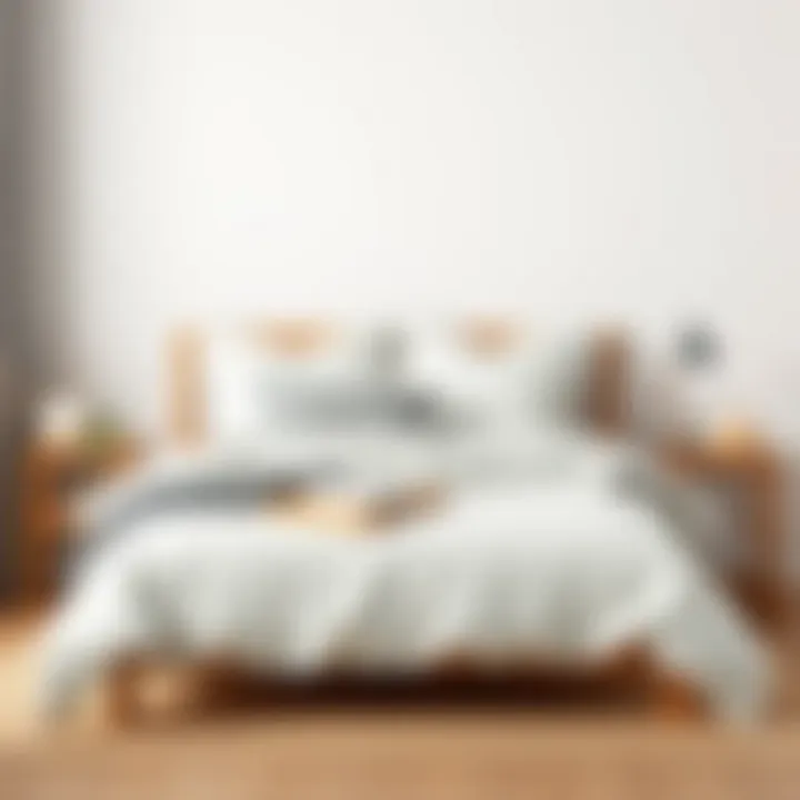 Sustainable bedding options displayed