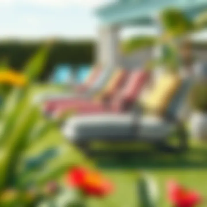 Variety of rocking loungers showcasing diverse styles