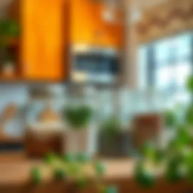 8 oz mason jars displaying an assortment of herbs and spices in a kitchen.