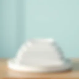 Elegant arrangement of white plastic trays showcasing versatility