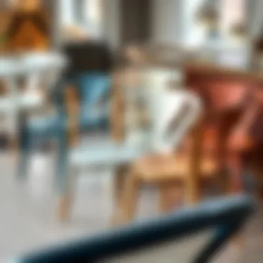 Wishbone dining chairs showcasing various material finishes