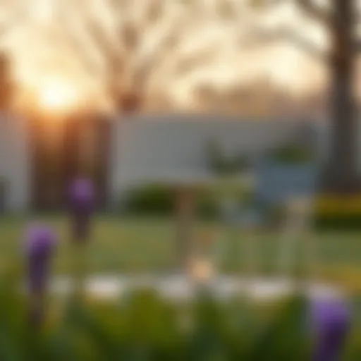 Modern portable folding table and chair set outdoors