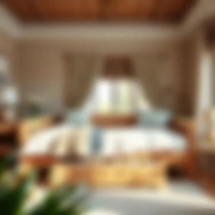 Cozy bedroom featuring a wooden daybed with trundle