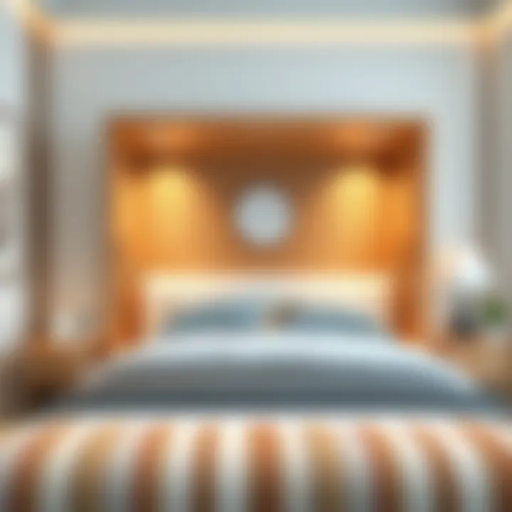 Interior view of a lift up storage bed revealing ample storage space