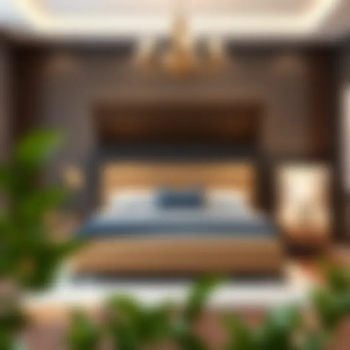 Sleek design of a lift up storage bed frame showcasing its modern aesthetic