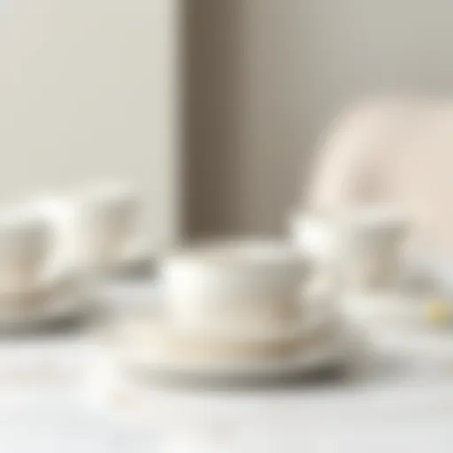 Elegant modern plate set showcasing minimalist design