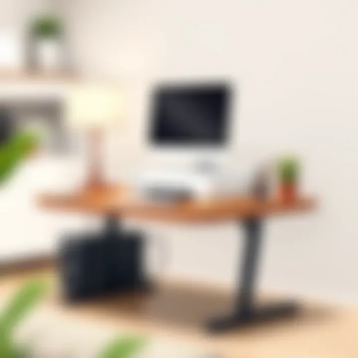 Ergonomic printer stand enhancing workspace efficiency