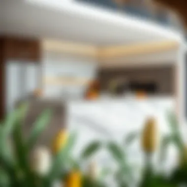 Innovative Materials in Movable Island Counters Elegant movable island counter showcasing innovative materials and textures