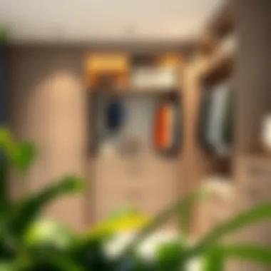 Innovative Storage Solutions in Tailored Wardrobe Innovative storage solutions within a tailored wardrobe